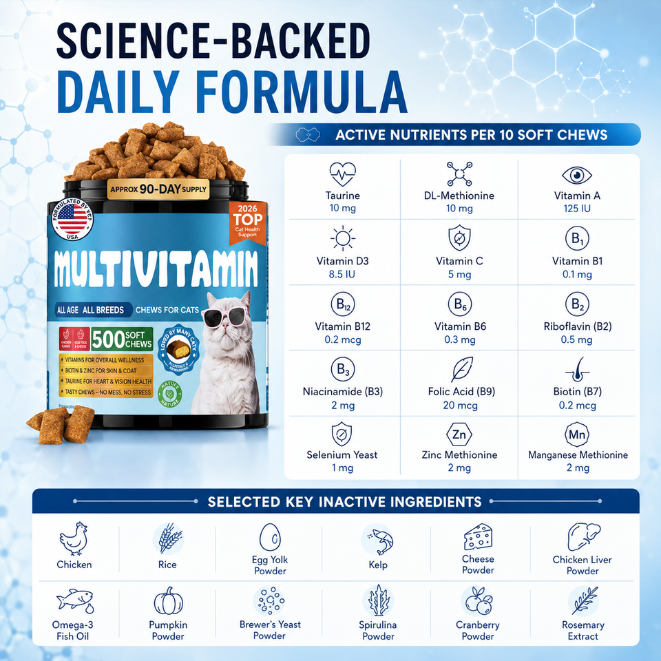 PawBloom™ FelineVital Chews